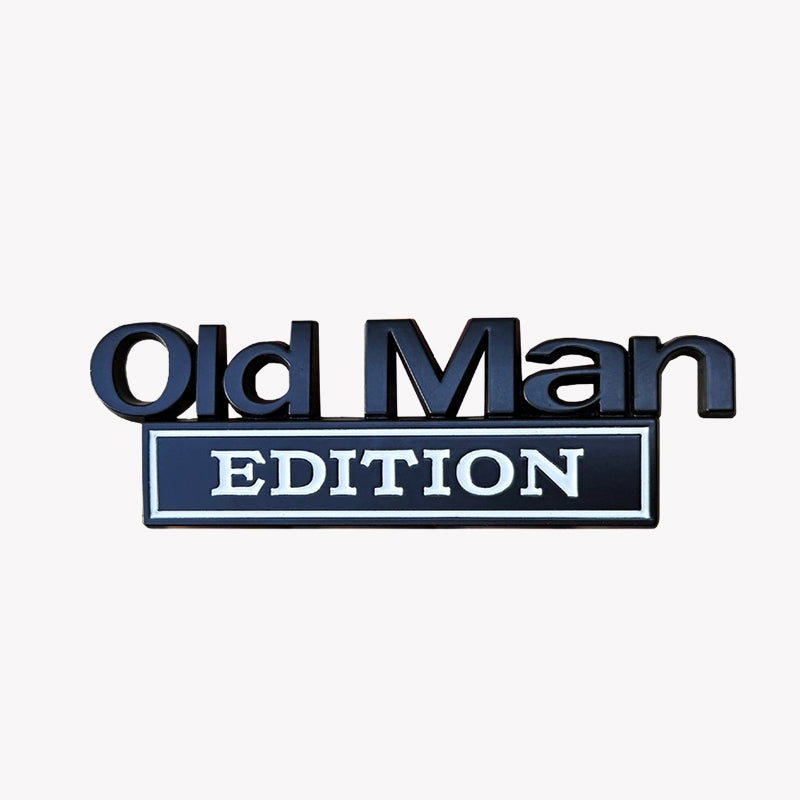 OldManEdition⢠| Sjovt badge til bilen