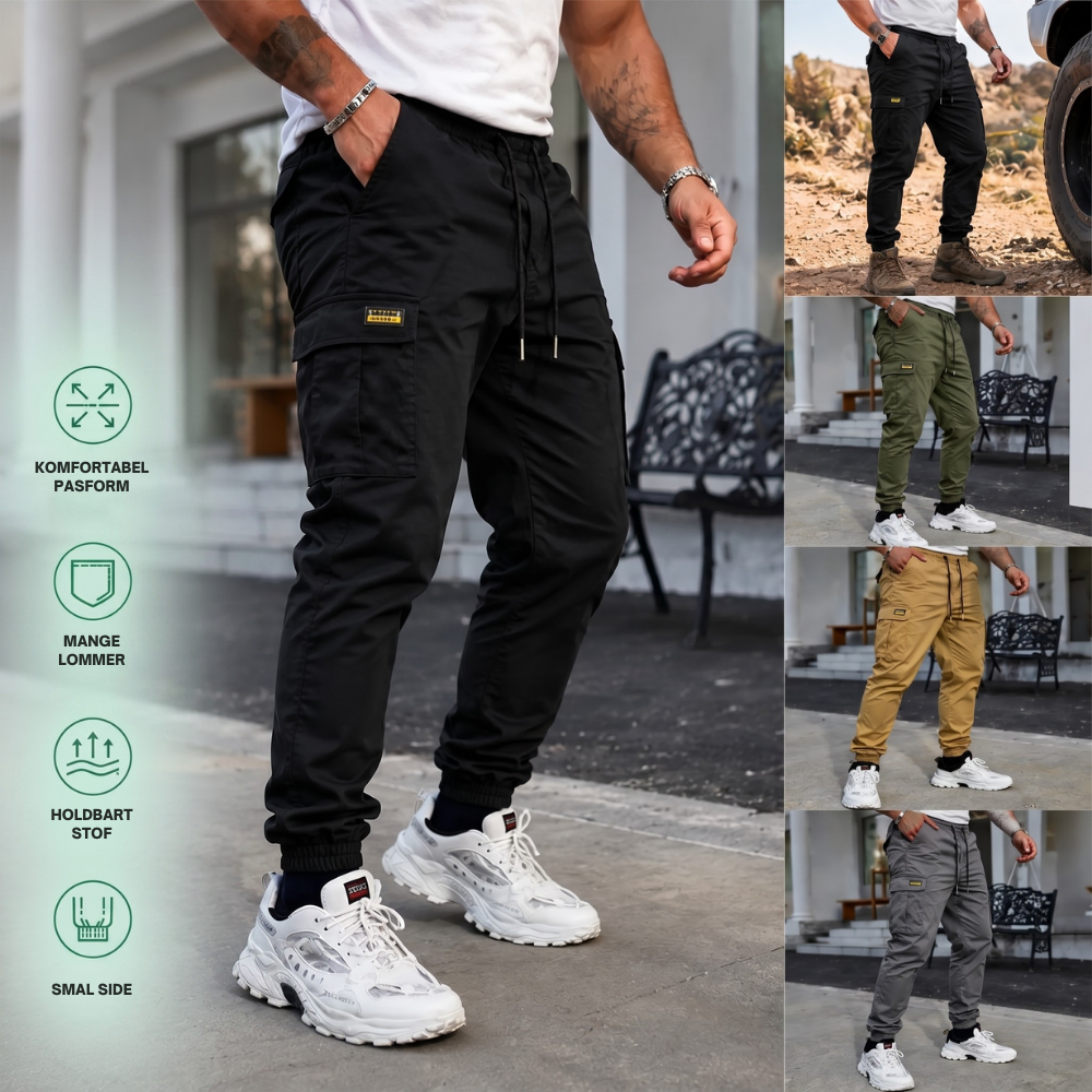 FlexCargo™ | Bukser, der føles som joggers, men ser meget skarpere ud