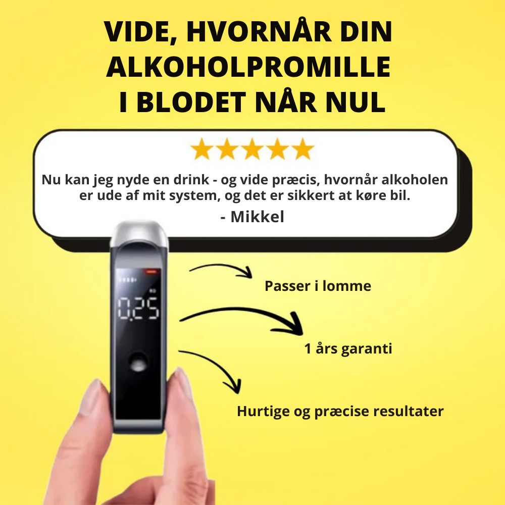 AlcoGuard™ | Kend fakta, før du kører 🚗