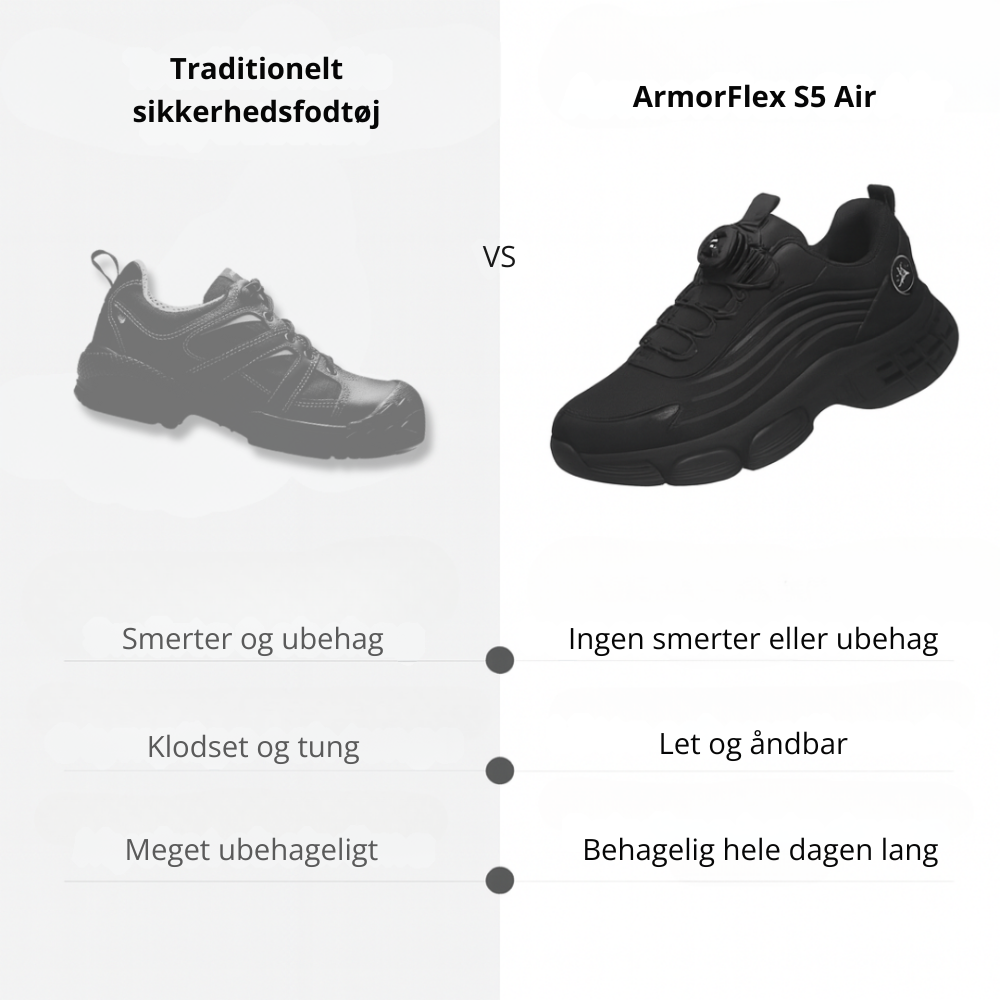ArmorFlex™ S5 Air | Ultralette sikkerhedssko der føles som sneakers