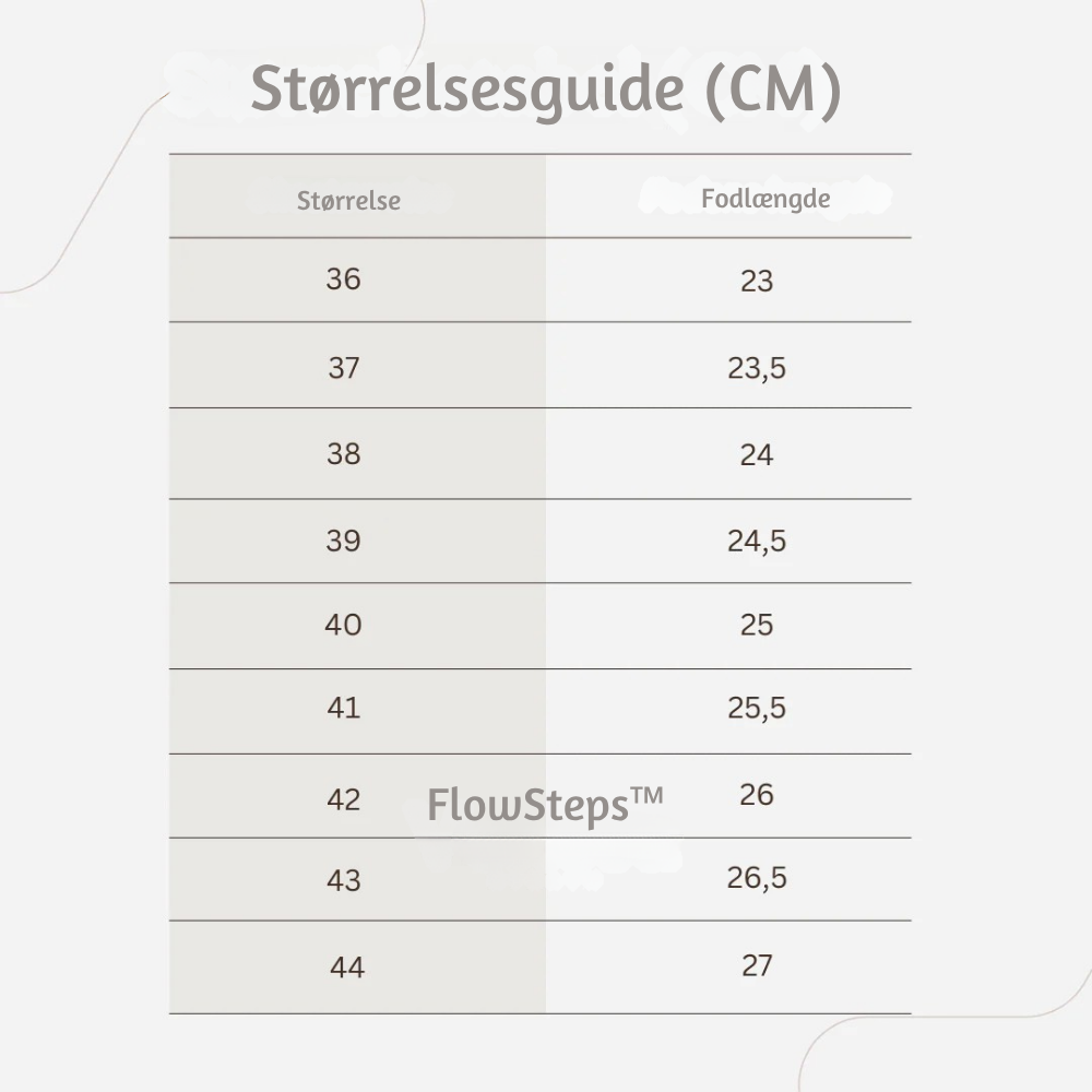 FlowSteps⢠| Hold dig elegant og smertefri hele dagen