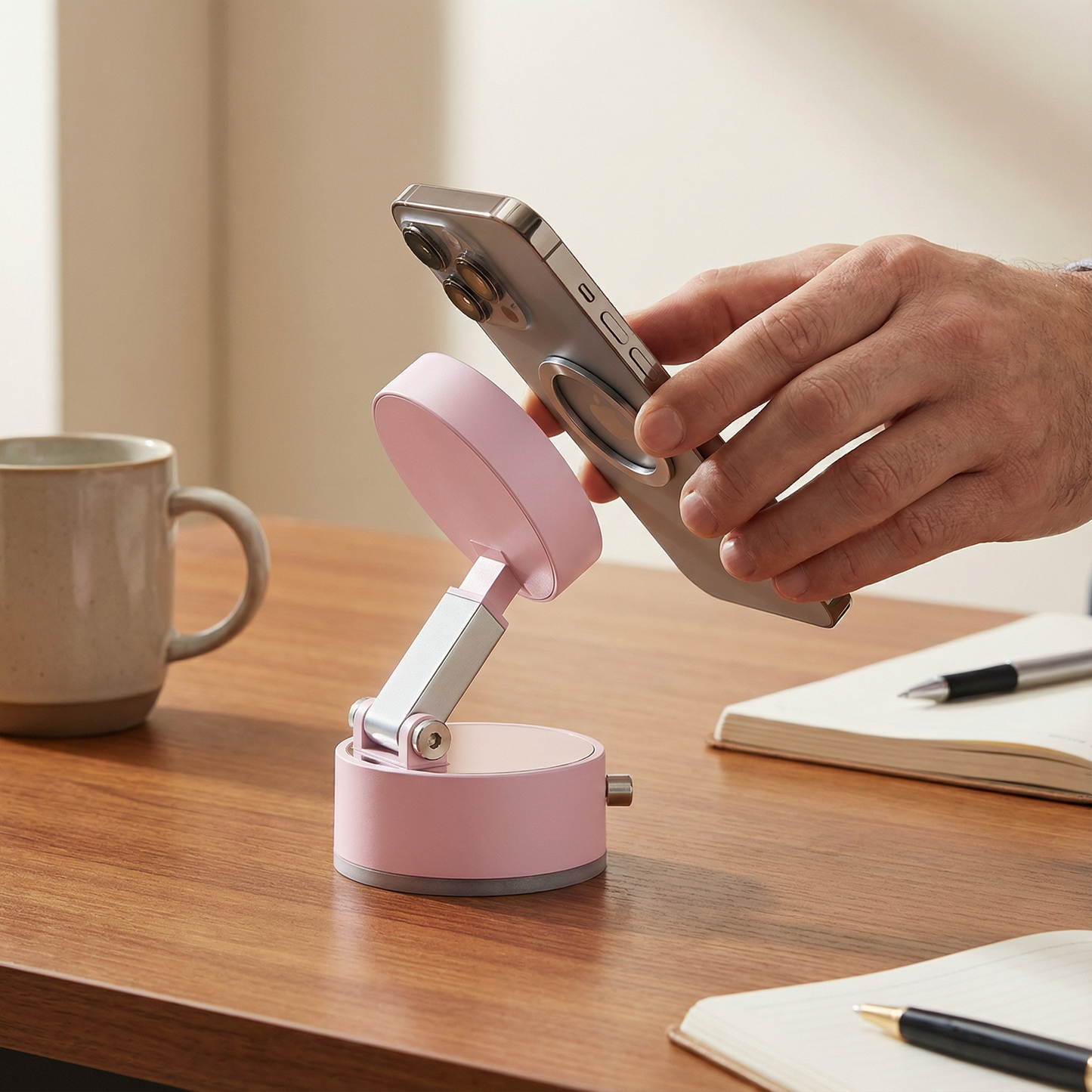 SnapMount™ | Placer din telefon sikkert uden besvær