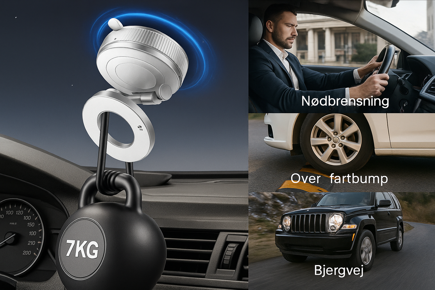 MagLock™ 360° | Sammenklappelig Magnet-Håndholdt Holder