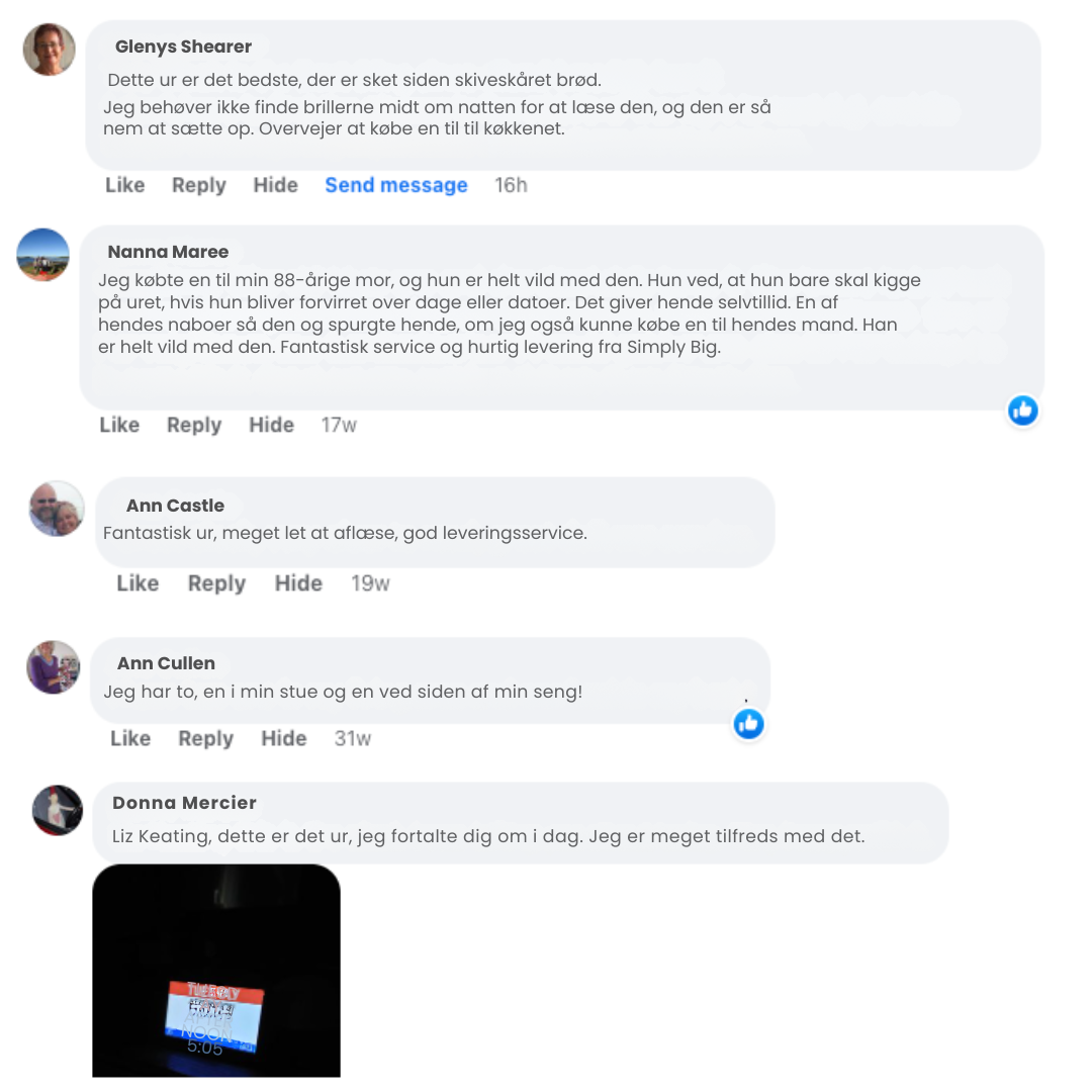 ReminderClock™ | Gør hverdagen nemmere med smarte påmindelser