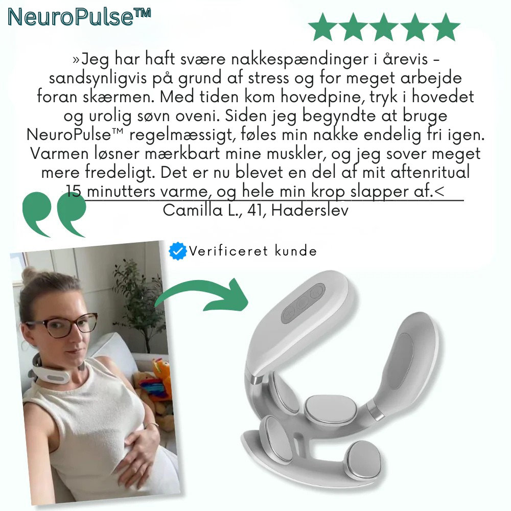 NeuroPulse™ | Dybtvirkende varme og ro der forløser spændinger indefra