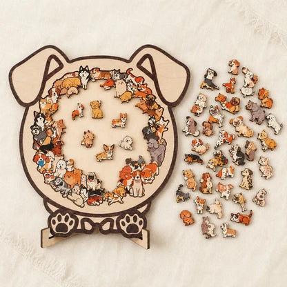 PawPuzzle™ | Dekorativt hundepuslespil med hygge og personlighed