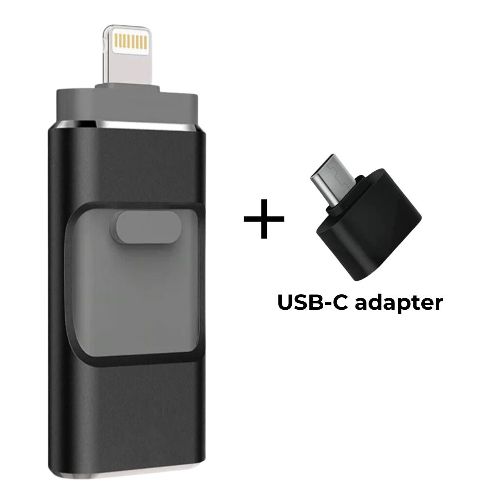 MemoKey™ | 4 i 1 USB-hukommelse - lynhurtig billedoverførsel