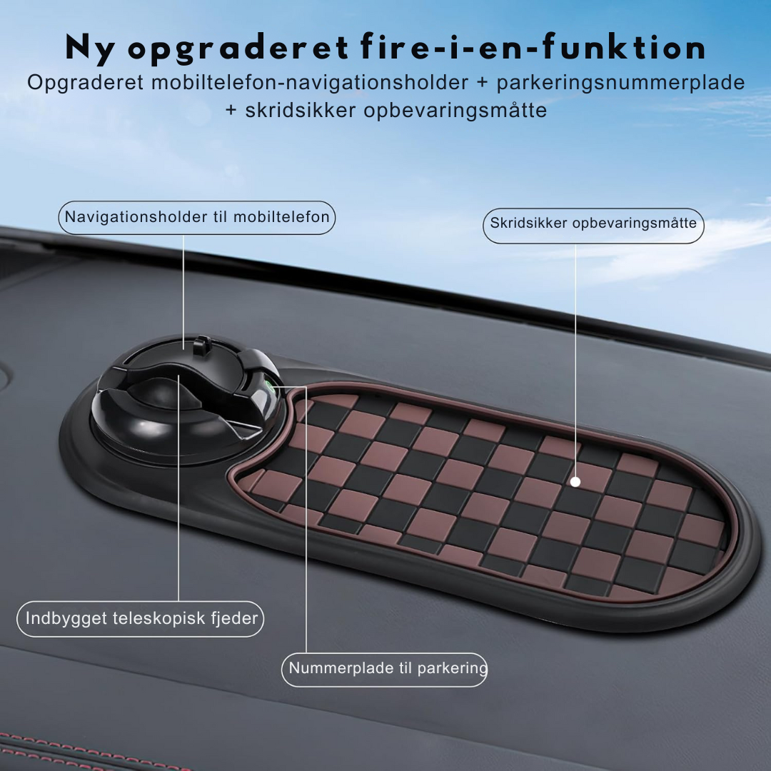 DashboardMat™ | Universal Skridsikker Dashboard Telefonholder Måtte