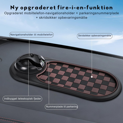 DashboardMat™ | Universal Skridsikker Dashboard Telefonholder Måtte