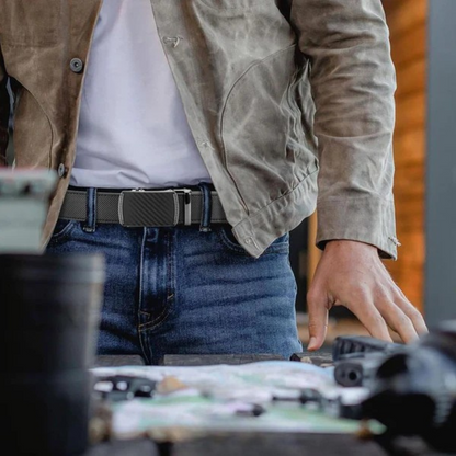 SnapFit™ | Læder Ratelbælte med Justerbar Spænde