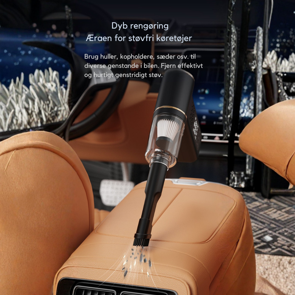 AutoVac™ Pro | Én kompakt løsning til en ren, sikker og klar bil