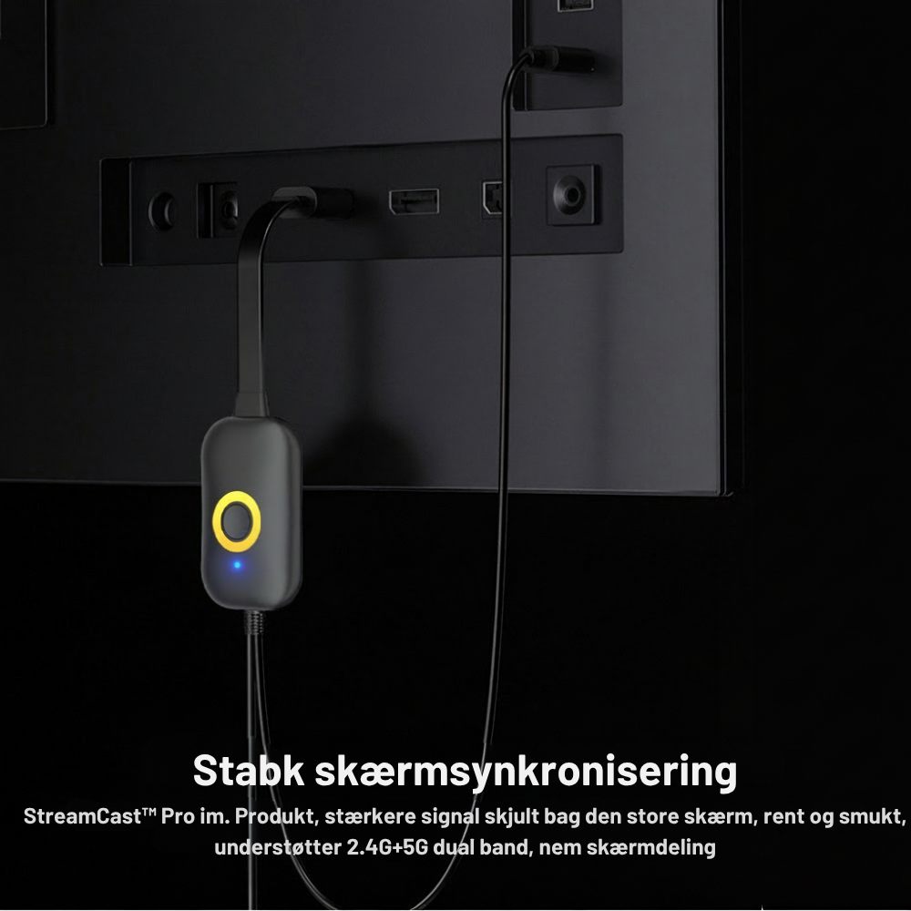 StreamCast™ Pro | Større skærmoplevelser uden Wi Fi eller besvær