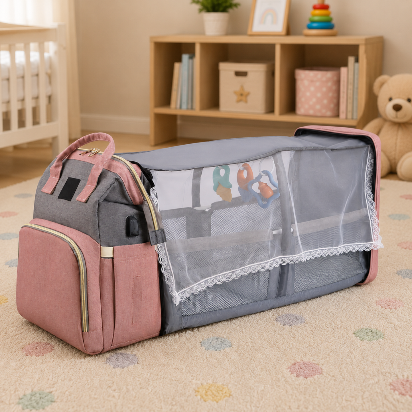 ParentPack™ | Organiseret puslerygsæk til lettere ture med baby
