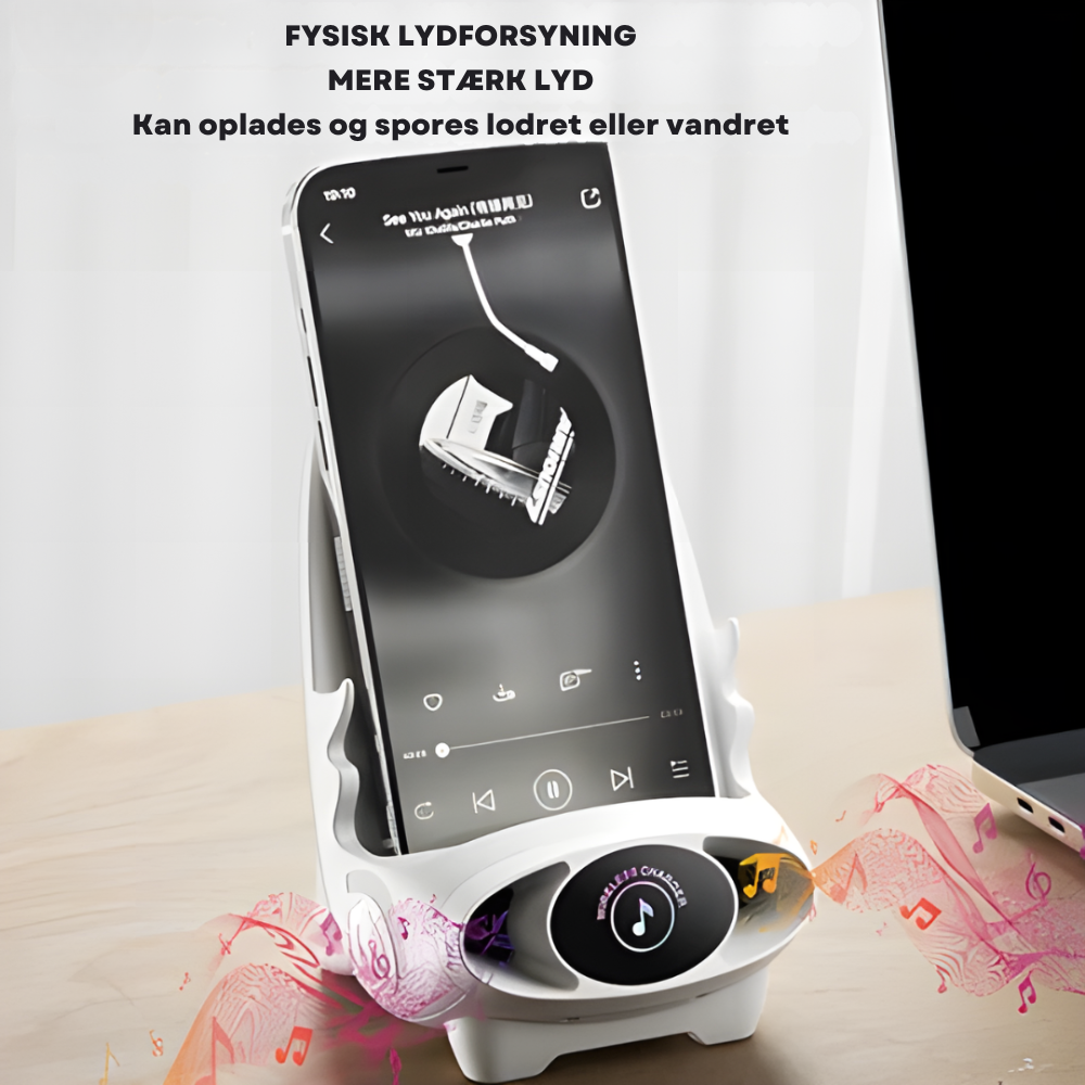 WirelessLounge™ | Smart Mini-Stol til Opladning og Underholdning