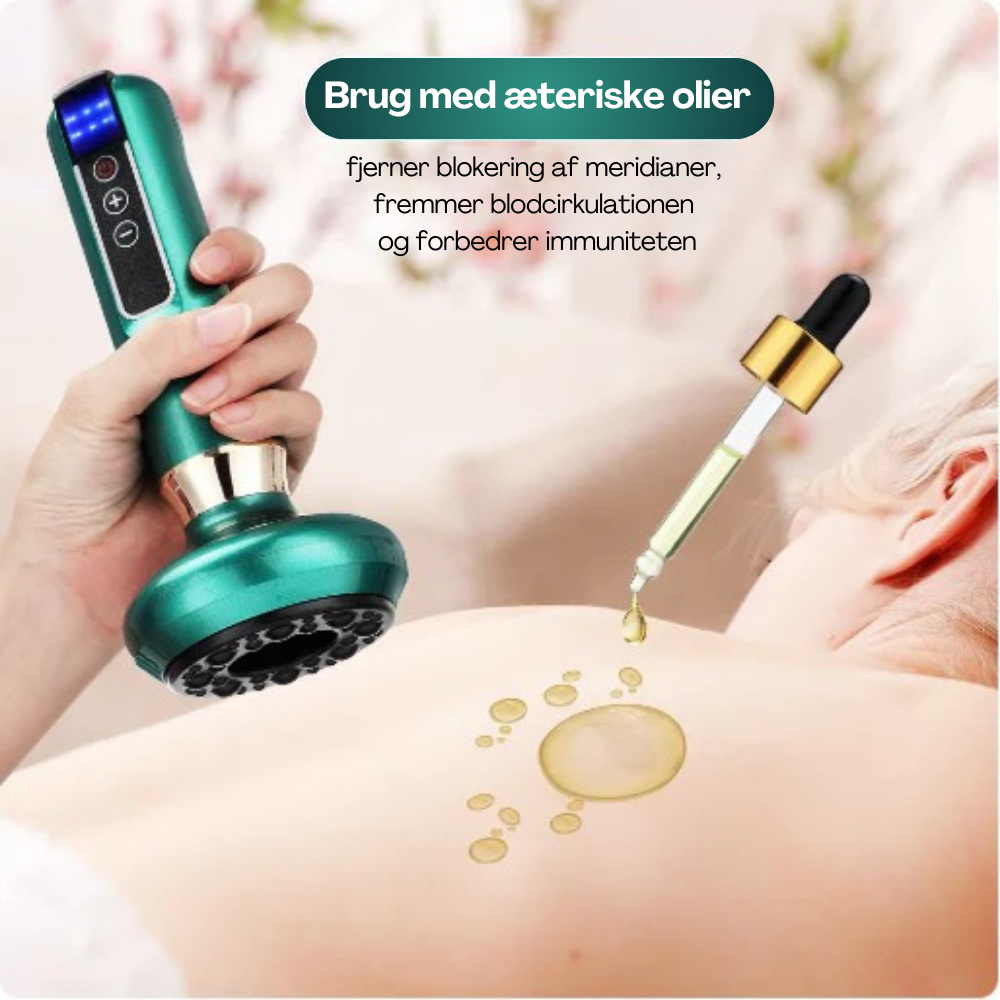 CelluSculpt™ | 4-i-1 -massageapparat med cupping, infrarød og varme – reducerer cellulite og strækmærker synligt
