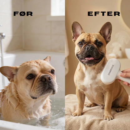 ZenBrush™ | Rolig og skånsom pelspleje uden badestress