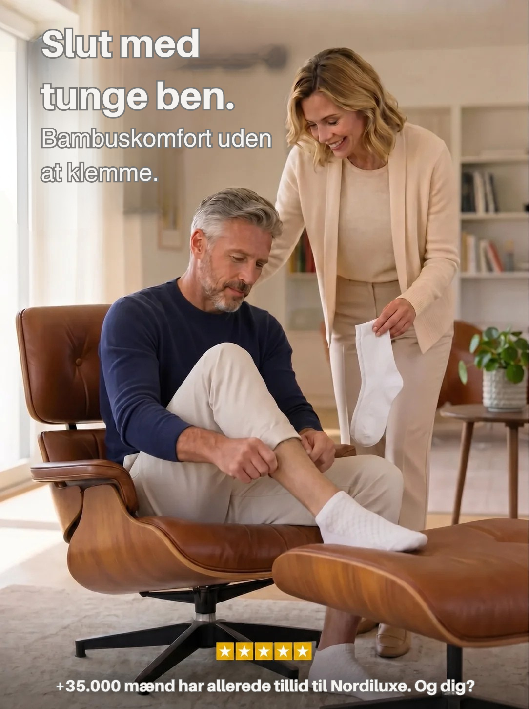 BamboFit™ | Bløde bambussokker uden stramme mærker om anklen