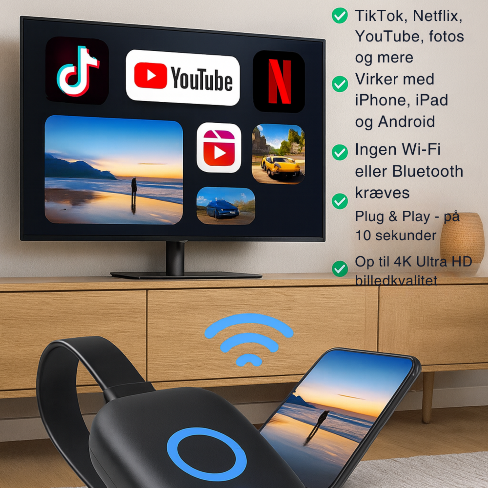 StreamLink™ | Frihed til at streame – uden WiFi