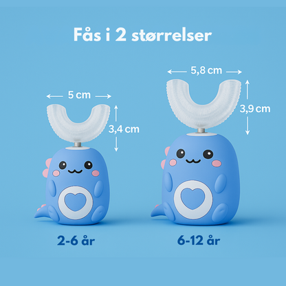 KiddoBrush™ | Slut med tandbørstnings-kampe derhjemme