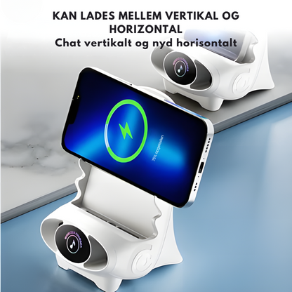 WirelessLounge™ | Smart Mini-Stol til Opladning og Underholdning