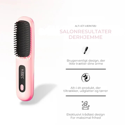HeatBrush™ | Salon-blødt hår når som helst, hvor som helst