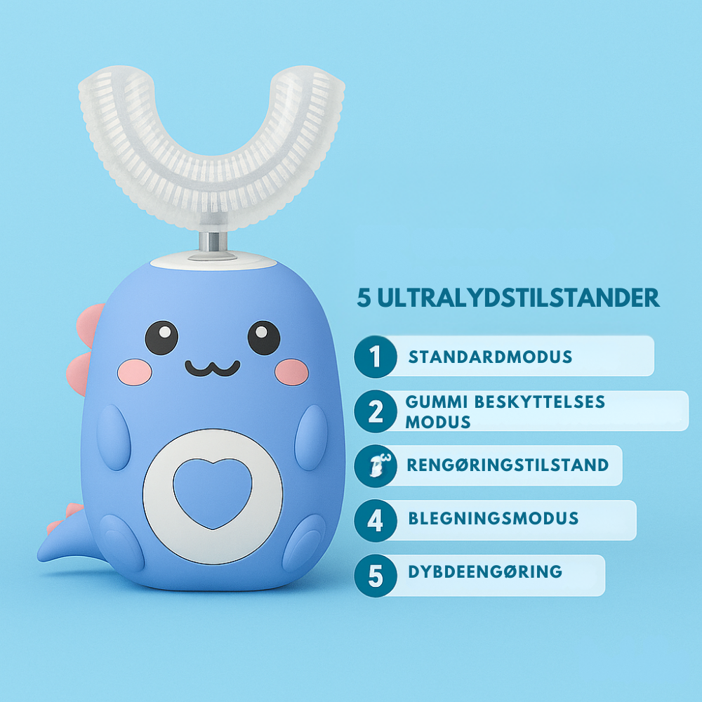 KiddoBrush™ | Slut med tandbørstnings-kampe derhjemme