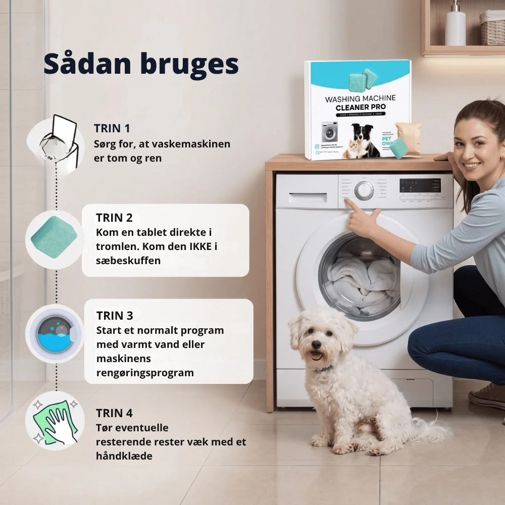 PureWash™ | Friskere vasketøj starter med en renere maskine