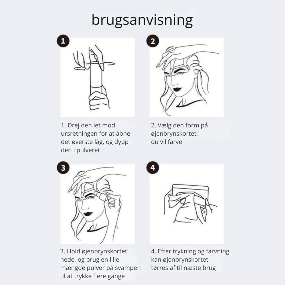 BrowStamp™ | Perfekte bryn på sekunder uden besvær hver morgen