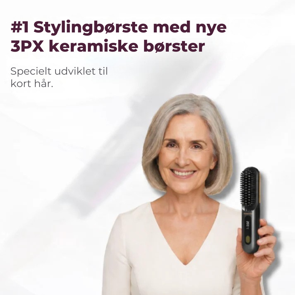 HeatBrush™ | Salon-blødt hår når som helst, hvor som helst