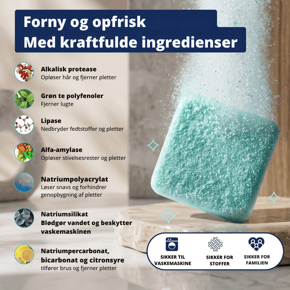 PureWash™ | Friskere vasketøj starter med en renere maskine