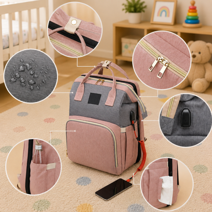 ParentPack™ | Organiseret puslerygsæk til lettere ture med baby