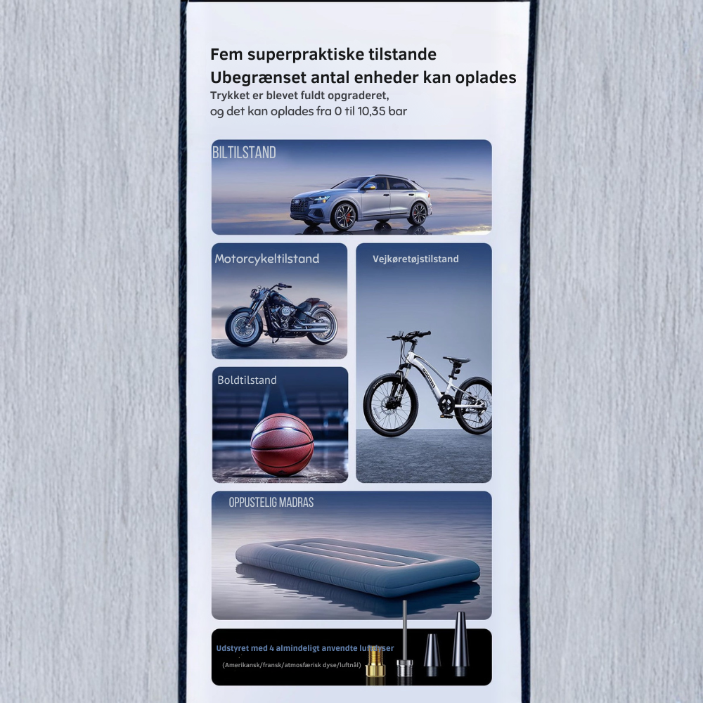 AutoVac™ Pro | Én kompakt løsning til en ren, sikker og klar bil