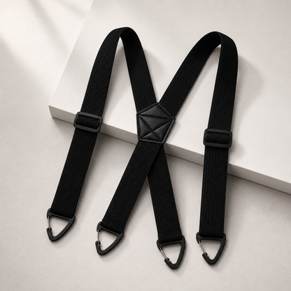 GripSuspenders™ | Hold bukserne oppe uden stram livrem