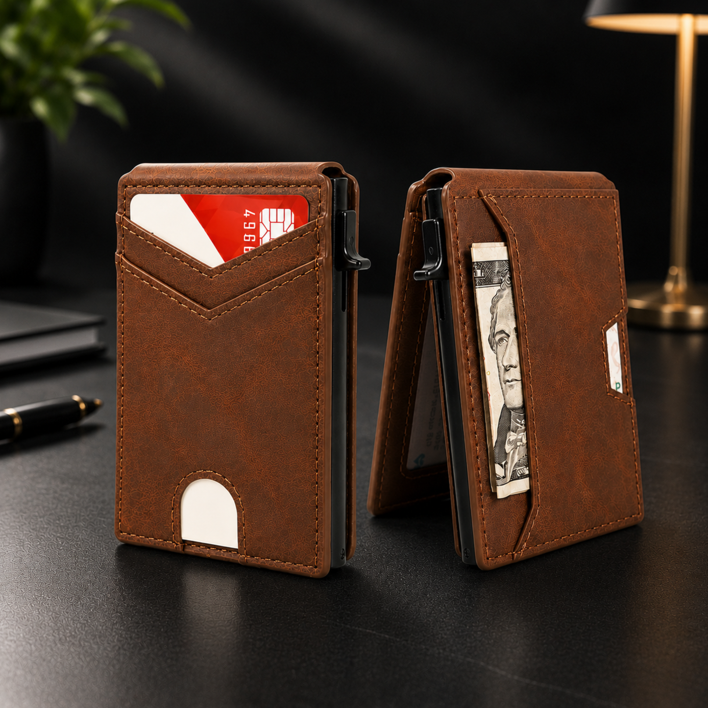 PopupWallet™ | Slank pung med hurtig adgang til kort