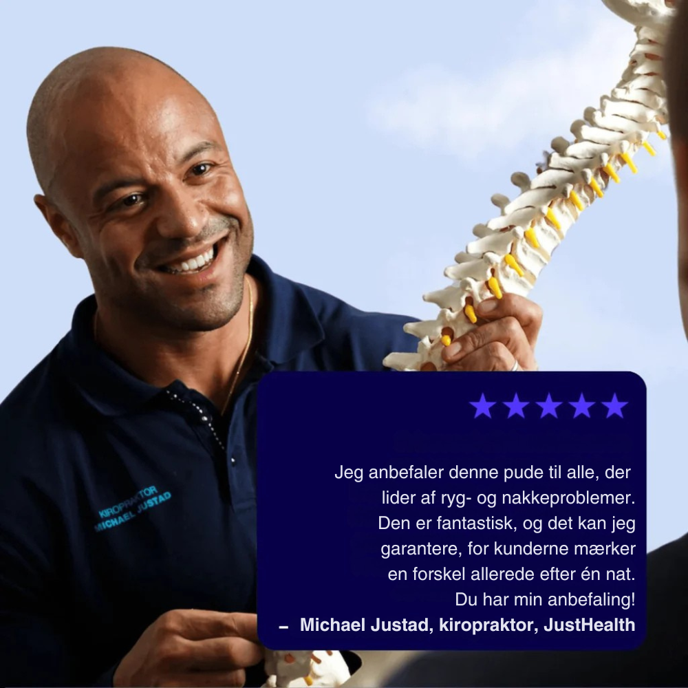 ErgoPillow™ | Få den støtte din nakke har manglet hver nat