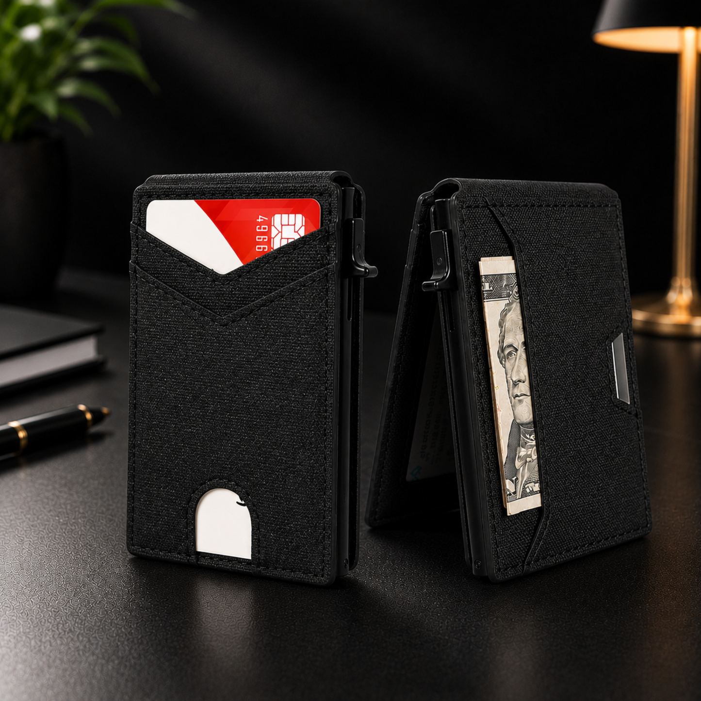 PopupWallet™ | Slank pung med hurtig adgang til kort