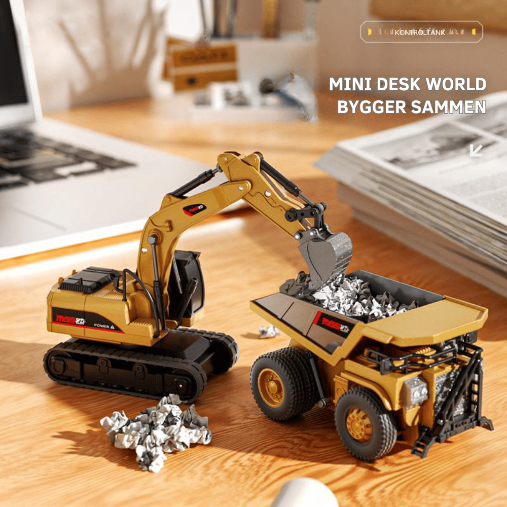 MiniMachinery™ – Den miniature byggeplads, der virkelig fanger børns opmærksomhed