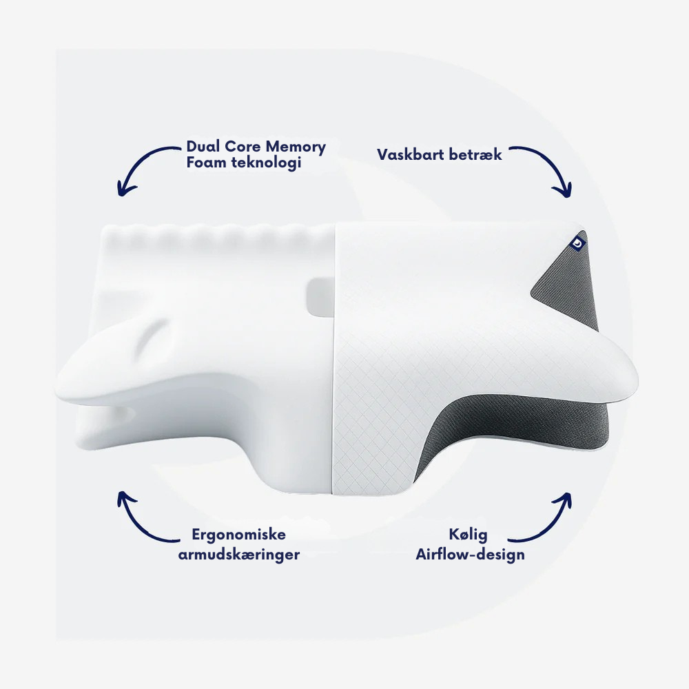 ErgoPillow™ | Få den støtte din nakke har manglet hver nat