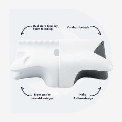 ErgoPillow™ | Få den støtte din nakke har manglet hver nat