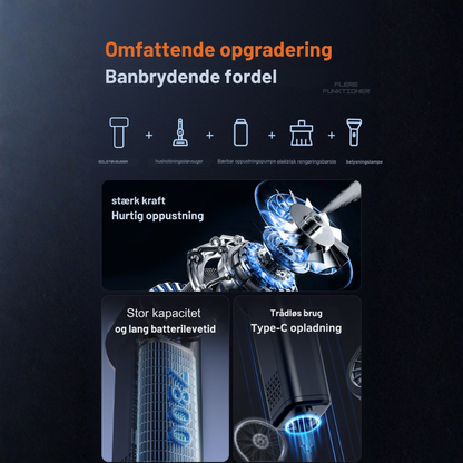 AutoVac™ Pro | Én kompakt løsning til en ren, sikker og klar bil