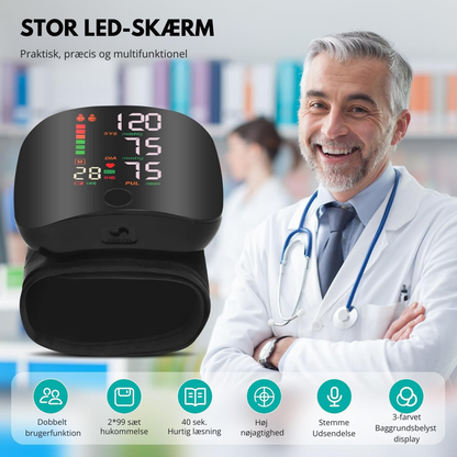 Serco™ | Intelligent blodtryksmåler  - Klinisk Præcision. Altid og overalt.