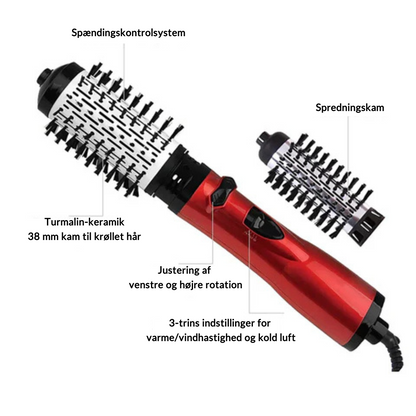 VoluBrush™ | Hemmeligheden bag perfekt hår derhjemme på bare 5 minutter