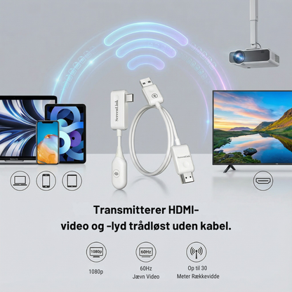 ScreenLink™ | Gør enhver skærm trådløs på få sekunder