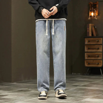 StreetFit™ | Moderne loose fit jeans med længere silhuet