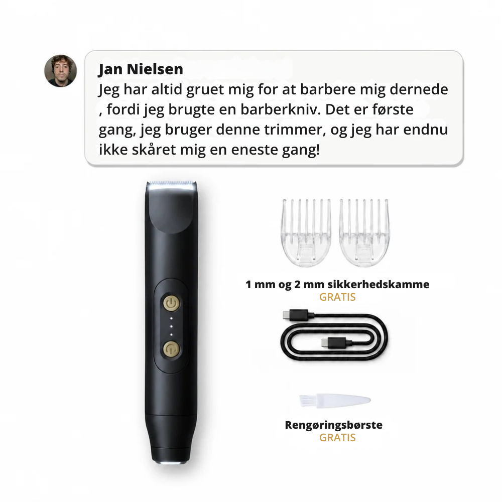 Trimify™ | Mere tryg trimning af følsomme områder