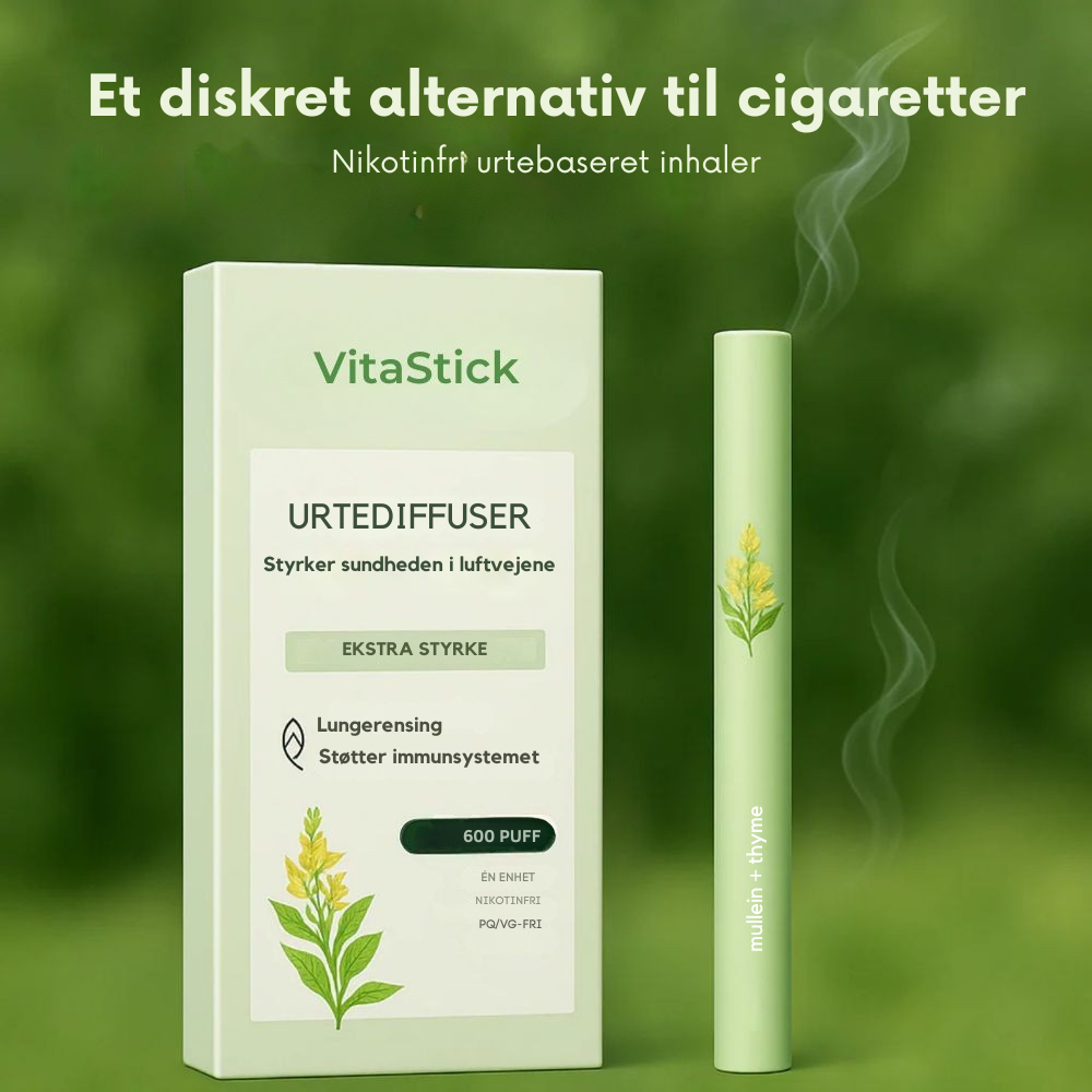 VitaStick™ | Føl dig socialt komfortabel igen uden lugten af cigaretter