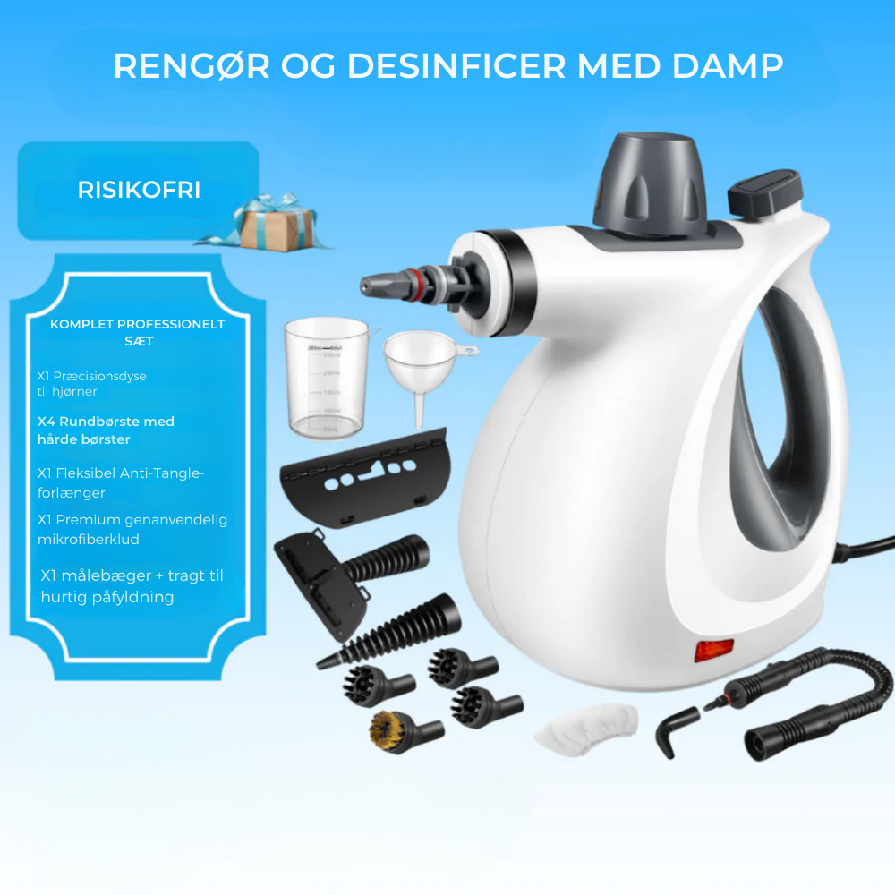 PureSteam™ MAX | Dybtgående rengøring uden kemikalier – klar på få sekunder