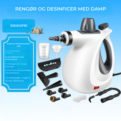 PureSteam™ MAX | Dybtgående rengøring uden kemikalier – klar på få sekunder