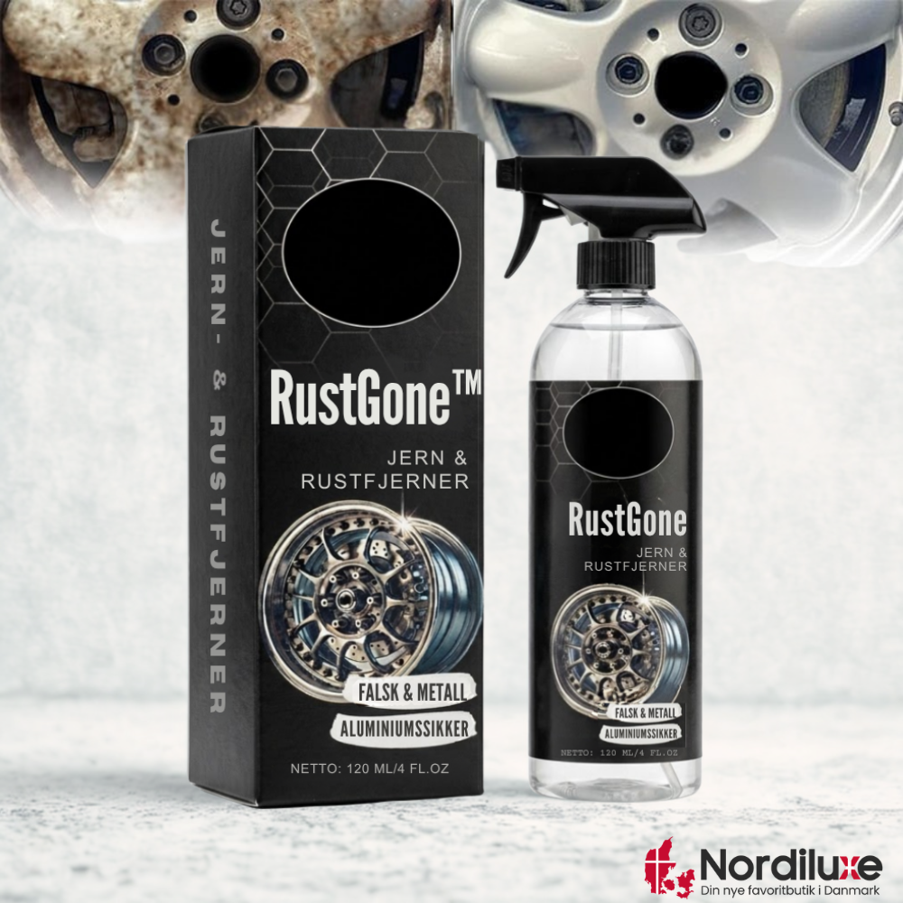 RustGone™ | Rustfjerner spray til bil og metaloverflader