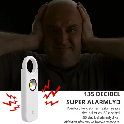 DeFendra™ | Sikkerhedsalarm til kvinder og børn til udendørs brug og på farten